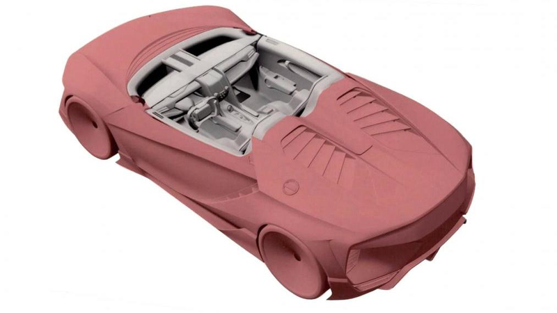 Illustration for article titled New Honda Patent Shows Off Mysterious Mid-Engined Car Again